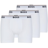 Boss Herren Boxer Briefs, 3er Pack, White, L
