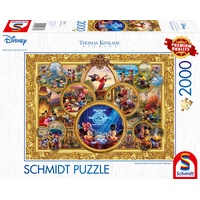 Schmidt Spiele 57371 Kinkade, Disney, Mickey & Minnie, Dream Collage II, 2000 Teile