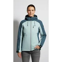 KILLTEC Winterjacke KILLTEC "KSW 256 WMN SKI JCKT", Damen, Gr. 36, hell eisblau, Obermaterial: 100% Polyester. Futter: 100% Polyester, Jacken Winterjacke, mit abnehmbarer Kapuze, wasserdicht, atmungsaktiv, winddicht