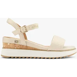 S.Oliver  Sandalette Champagner, Damen, Größe: 42 - S.Oliver  Sandalette Champagner, Damen, Größe: 42 - woman - Champagner