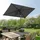 Sekey Balkonschirm 200 x 125 cm Grau