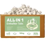 CLEANERIST KALK STOP TABS I 10 kg I in wasserlöslicher Folie I mehr als 500 Anwendungen I Entkalker für Waschmachinen & Spülmaschinen I XXL-Sparpaket