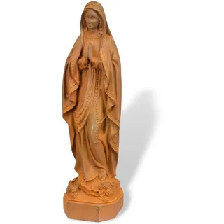 aubaho Figur Mutter Gottes Maria Madonna Eisen Garten Rost Skulptur Antik-Stil