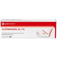 ALIUD PHARMA Clotrimazol AL 1%, 20g Creme: Antimykotikum zur Behandlung von Hautpilz und Fußpilz