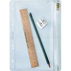 LEITZ Kleinkrambeutel mit Gleitverschluss A5 PVC farblos Packung mit 25 Stück