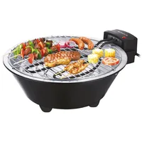 Melchioni Elektrischer Tischgrill BBQ1 1250W Kompakter Grill für schnelle Mahlzeiten