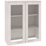 vidaXL Highboard-Oberteil HAMAR Weiß 85x35x100 cm Massivholz