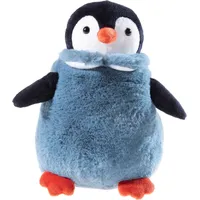 HEUNEC 760066 - WANNABE Pinguin Gloria mit Mantel, Plüschtier,