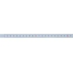 Maßband, selbstklebend 2000 x13mm, vertikal, weiß, Nullpunkt oben