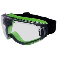 PRO FIT Vollsichtbrille T-Spex, 8114 EN 166 EN 170 Rahmen schwarz/grün,Scheibe klar