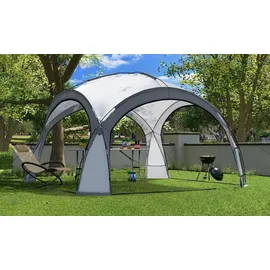 BC-ELEC Gartenlaube 3,5 x 3,5 m Grau