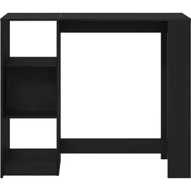 vidaXL Bartisch 124 x 46 x 103,5 cm Schwarz