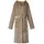 vidaXL Bademantel Hoodie Kamel S Flanell