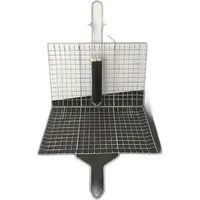 Aokito Grillkorb Fischbräter, Fisch-Grillkorb, Edelstahl Barbecue Grillschale, Faltbar, Tragbar,
