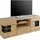 OTTO home Ribe Lowboard 140 cm Braun Holzwerkstoff/Glas