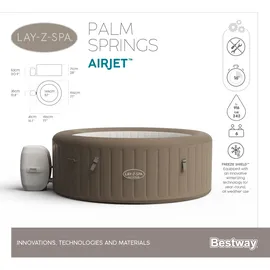 BESTWAY Lay-Z-Spa Palm Springs AirJet Whirlpool (60017)