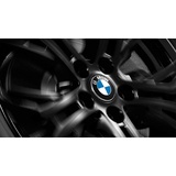 BMW Original Nabenkappe mit fester Mitte, 56 mm, für 112 mm Alu-Radkappe 36122455268, Acrylnitril-Butadien-Styrol, Blue, White, Black