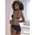 PETITE FLEUR Push-up-BH schwarz 70C