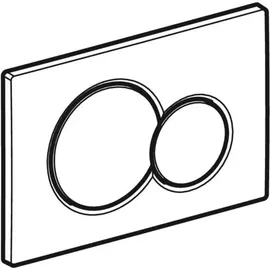 Geberit Sigma01 Betätigungsplatte weiß