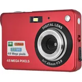 Lixada Digitalkamera, 48 MP, 8-facher Zoom, Anti-Shake, Timer-Selfies und Serienaufnahme für Reisen
