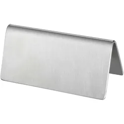 GRÄWE Metallschild / Tischaufsteller neutral 8 x 4 cm