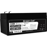 Green Cell GC AGM43 3,4Ah | Blei-Vlies-Akku, AGM 12V 3,4 Ah