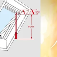 VELUX Bedienungsstange ZCZ 080, für GGU, GGL, VU, VL, VG, VX