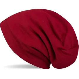 Stylebreaker Feinstrick Beanie rot