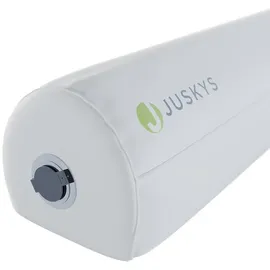 Juskys Rausfallschutz Weiß, Textil, 18x130 cm, Kindersicherheit