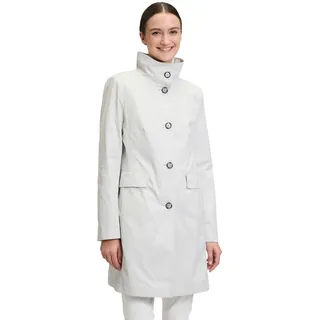 GIL BRET Damen Sommermantel mit Stehkragen 44, Glacier White - 44