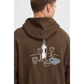 !Solid Hoodie Braun L
