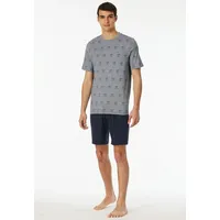SCHIESSER Shorty "95/5" (2 tlg) Shirt mit garngefärbten, feinen
