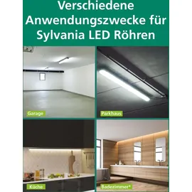 Sylvania LED T8 Röhre 73cm | 6500K Tageslichtweiß | Neonröhre Ersatz | 1350 Lumen | 9 Watt | Leuchtmittel mit Starter