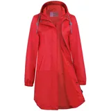 Regenmantel Damen wasserdicht lang Regenjacke Damen gefüttert Softshelljacke Friesennerz PU Windbreaker wasserdicht Parka gefüttert,rot,M,38 - 38