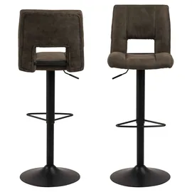 Actona Barhocker Sylvia 41,5 x 115 x 52 cm Anthrazit