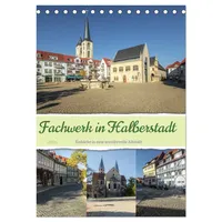 Calvendo Fachwerk in Halberstadt (Tischkalender 2026 DIN A5 hoch),