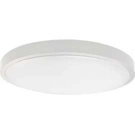 V-Tac Deckenlampe 1x LED 24,0 W rund Kunststoff weiß IP44 D 29,5 cm