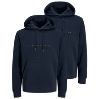JACK & JONES Sweatshirt Star Dunkelblau XXL