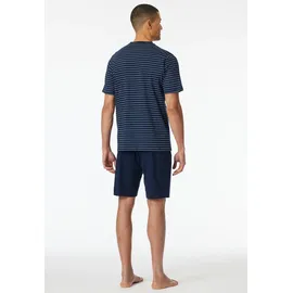 SCHIESSER Schlafanzug Casual Essentials Dunkelblau 56
