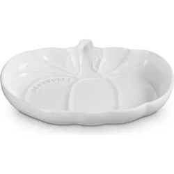 Le Creuset Halloween Snack-Teller Kürbis weiß