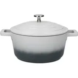 Master Class MasterClass Aluminium-Guss-Auflaufform, Grau Ombre, 20 cm/2,5 Liter, Geschenkverpackung