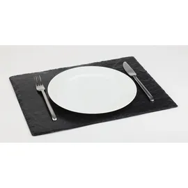 APS Naturschieferplatte, 45 x 30 cm, Materialstärke 6-9 mm, möbelschonende Füßchen