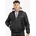 Lonsdale Clifton All Seasons Jacke mit Kapuze schmale Passform schwarz