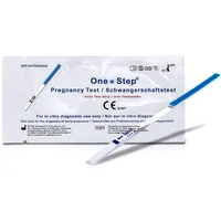 One+Step ultraempfindlicher Schwangerschaftstest - Frühschwangerschaftstest 10 miu/ml Teststreifen