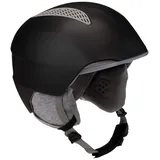 Alpina GRAND JR - Sicherer, Leichter, Stoßabsorbierender & Individuell Anpassbarer Skihelm Für Kinder, black, 54-57