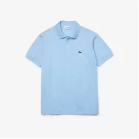 Lacoste Regular Fit Poloshirt mit Label-Patch, Hellblau, L