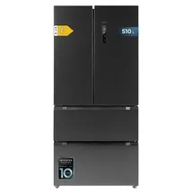 Cecotec Bolero CoolMarket FD 510 Dark French Door (510 l, 1830 mm hoch, Schwarz)