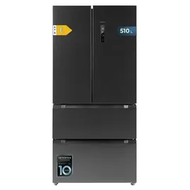 Cecotec Bolero CoolMarket FD 510 Dark French Door (510 l, 1830 mm hoch, Schwarz)