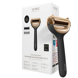 geske beauty tech gmbh Geske SmartAppGuidedTM MicroNeedle Face & Body Roller | 8 in 1 Gray
