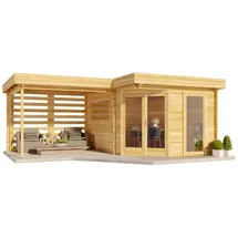 Alpholz Pepe Optima 6,18 x 4,62 m Grau